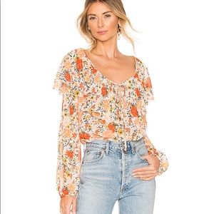 Free People Say it to Me Bodysuit Floral